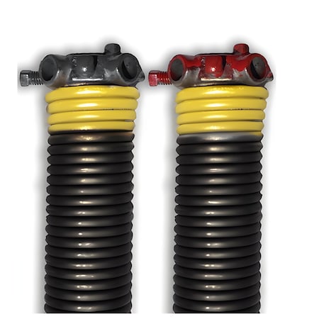 Dura-Lift Garage Torsions Spring 0.207x2in.x25in. with Black E-Coat Spring, Both Left and Right Spring DLTY225EB
